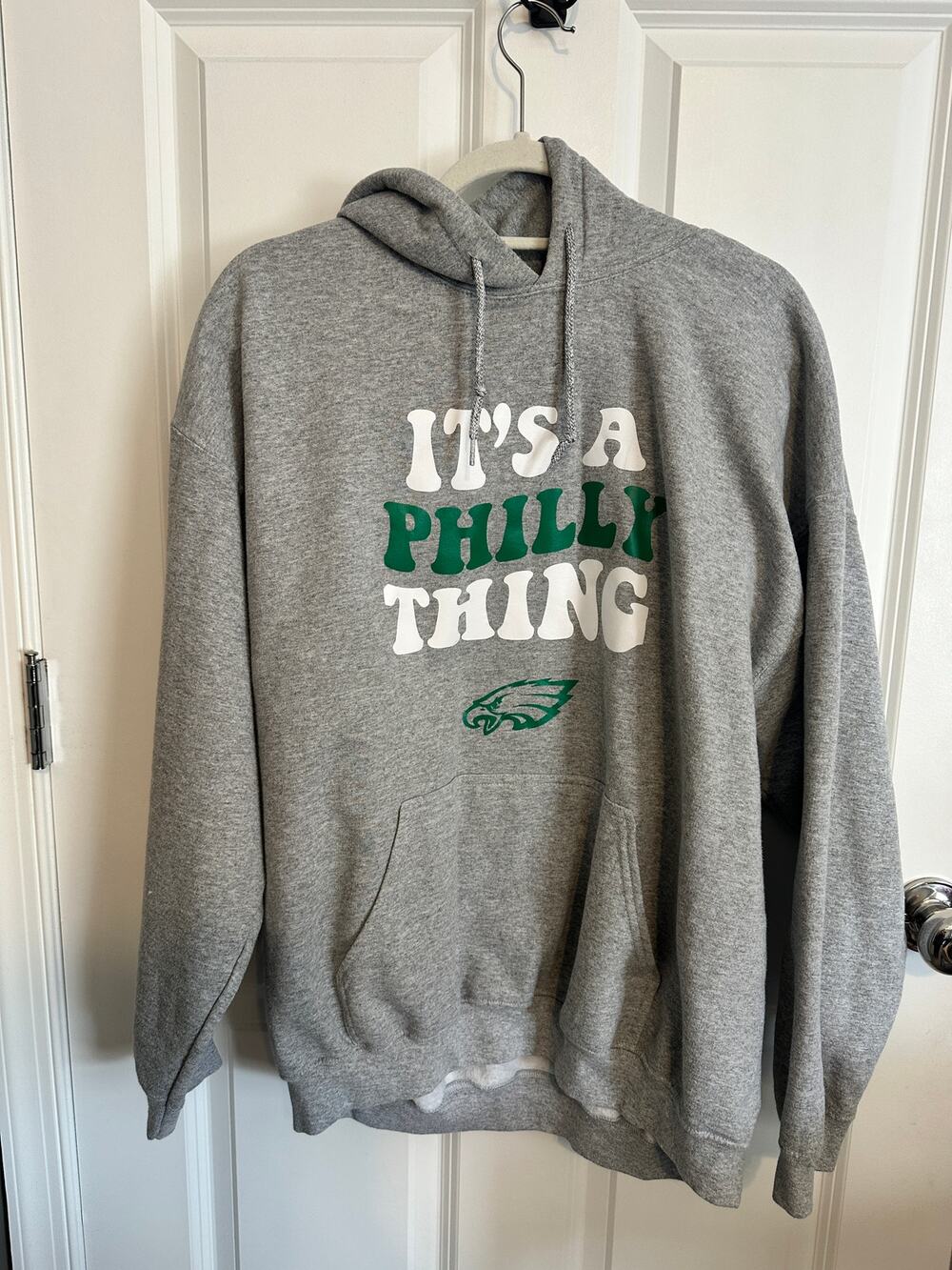 GILDAN IT'S A PHILLY THING Gray Hoodie Sweatshirt XL